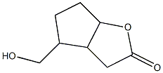 Hexahydro-4-(hydroxymethyl)-2H-cyclopenta[B]furan-2-one Struktur