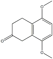 5,8-dimethoxy-2-tetralone Struktur