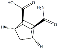 (1R,2R,3S,4S)-3-carbamoylbicyclo[2.2.1]heptane-2-carboxylic acid Struktur