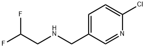 [(6-chloropyridin-3-yl)methyl](2,2-difluoroethyl)amine Struktur