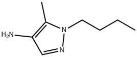 1H-Pyrazol-4-amine,  1-butyl-5-methyl- Struktur