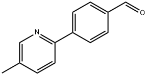 4-(5-Methylpyridin-2-yl)benzaldehyde Struktur