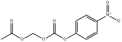 (((4-nitrophenoxy)carbonyl)oxy)methyl acetate Struktur