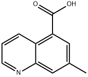 7-methylquinoline-5-carboxylic acid Struktur