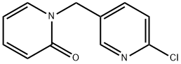 1-[(6-chloropyridin-3-yl)methyl]-1,2-dihydropyridin-2-one Struktur