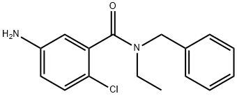 5-amino-N-benzyl-2-chloro-N-ethylbenzamide Struktur