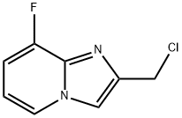 2-(chloromethyl)-8-fluoroimidazo[1,2-a]pyridine Struktur