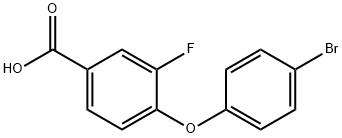 4-(4-bromophenoxy)-3-fluorobenzoic acid Structure