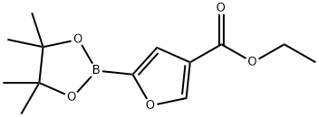 ETHYL 5-(4,4,5,5-TETRAMETHYL-1,3,2-DIOXABOROLAN-2-YL)FURAN-3-CARBOXYLATE, 1025719-08-7, 結(jié)構(gòu)式