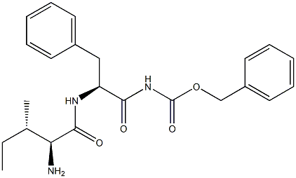 CARBOBENZYLOXY-L-ISOLEUCYL-L-PHENYLALANINAMIDE Struktur