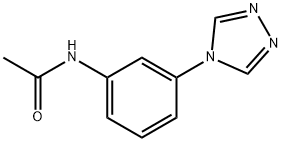 N-(3-(4H-1,2,4-triazol-4-yl)phenyl)acetamide Struktur