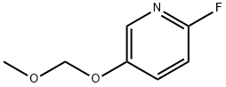 2-Fluoro-5-(methoxymethoxy)pyridine Struktur