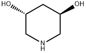 (3R,5R)-piperidine-3,5-diol Struktur