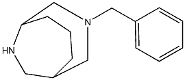 3-benzyl-3,9-diazabicyclo[3.3.2]decane Struktur