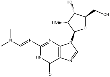 N2-[(DIMETHYLAMINO)METHYLENE]GUANOSINE, 1055407-32-3, 結(jié)構(gòu)式