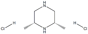 Piperazine, 2,6-dimethyl-, dihydrochloride, cis- (9CI) Struktur