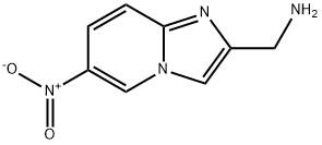 {6-nitroimidazo[1,2-a]pyridin-2-yl}methanamine Struktur