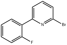 2-Bromo-6-(2-fluorophenyl)pyridine Struktur