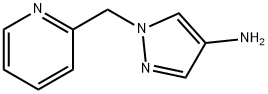 1-(pyridin-2-ylmethyl)-1H-pyrazol-4-amine Struktur