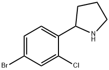 2-(4-bromo-2-chlorophenyl)pyrrolidine price.