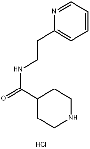 N-(2-pyridin-2-ylethyl)piperidine-4-carboxamide dihydrochloride Struktur