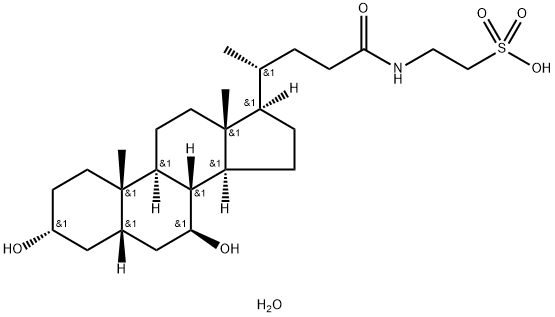 Tauroursodeoxycholate dihydrate Struktur