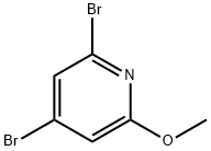 2,4-dibromo-6-methoxypyridine Struktur