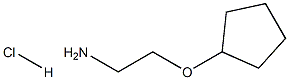 2-(Cyclopentyloxy)ethylamine Hydrochloride Struktur