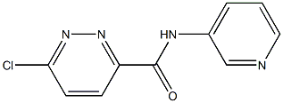 6-Chloro-N-(3-pyridinyl)-3-pyridazinecarboxamide Struktur