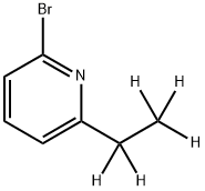 2-Bromo-6-(ethyl-d5)-pyridine Struktur