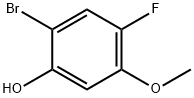 2-bromo-4-fluoro-5-methoxyPhenol Struktur