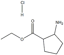 2-氨基環(huán)戊烷-1-羧酸乙酯鹽酸鹽, 119993-56-5, 結構式