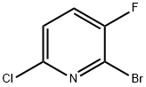 Pyridine, 2-bromo-6-chloro-3-fluoro- Struktur