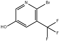 6-bromo-5-(trifluoromethyl)pyridin-3-ol Struktur