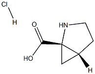 (1S,5R)-2-azabicyclo[3.1.0]hexane-1-carboxylic acid hydrochloride Struktur