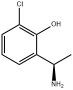 2-((1R)-1-AMINOETHYL)-6-CHLOROPHENOL Struktur