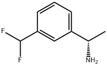 (1S)-1-[3-(DIFLUOROMETHYL)PHENYL]ETHYLAMINE Struktur