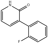 2-HYDROXY-3-(2-FLUOROPHENYL)PYRIDINE Struktur