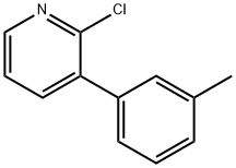 2-Chloro-3-(3-tolyl)pyridine Struktur