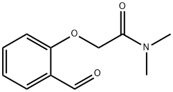 2-(2-formylphenoxy)-N,N-dimethylacetamide Struktur