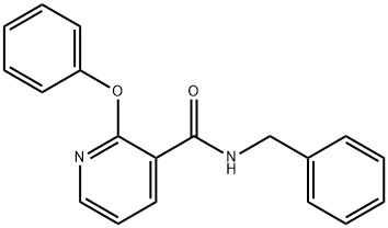 N-Benzyl-2-phenoxynicotinamide Struktur