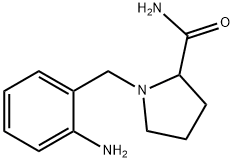 1-[(2-aminophenyl)methyl]pyrrolidine-2-carboxamide Struktur