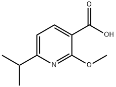 2-Methoxy-6-propan-2-ylpyridine-3-carboxylic acid Struktur