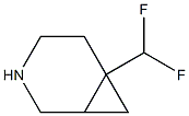 6-(difluoromethyl)-3-azabicyclo[4.1.0]heptane Struktur