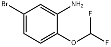 5-Bromo-2-(difluoromethoxy)aniline Struktur