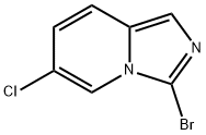 3-bromo-6-chloroimidazo[1,5-a]pyridine Struktur