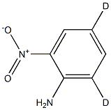 2-Nitroaniline-4,6-d2 Struktur