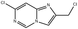 7-chloro-2-(chloromethyl)imidazo[1,2-c]pyrimidine Struktur