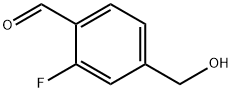 2-fluoro-4-(hydroxymethyl)benzaldehyde Struktur