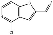 4-chlorothieno[3,2-c]pyridine-2-carbaldehyde Struktur